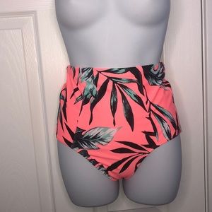 High rise bikini bottoms